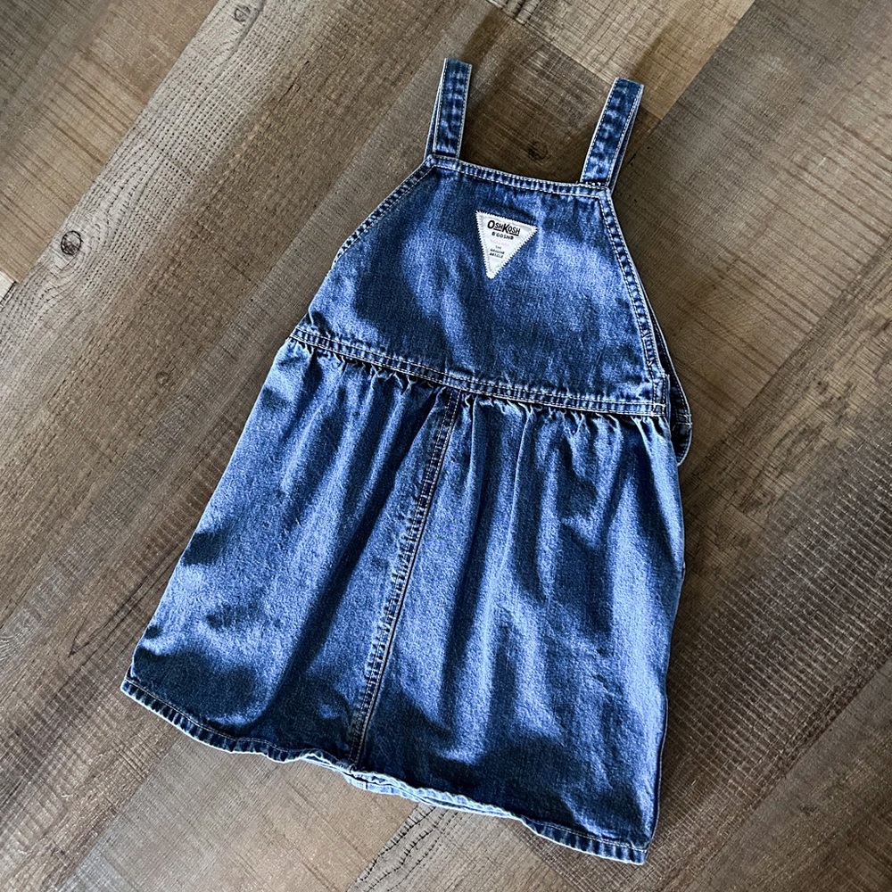 Denim Overall dress Toddler Size 4t - Picture 4 of 4
